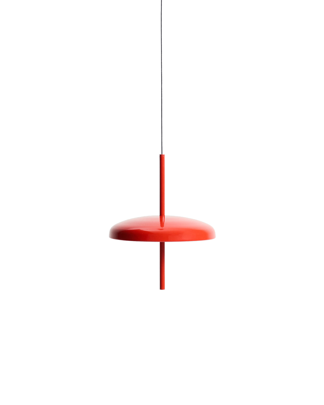 KAVE HOME Porte bærbar loftlampe genopladelig rød aluminium Ø16