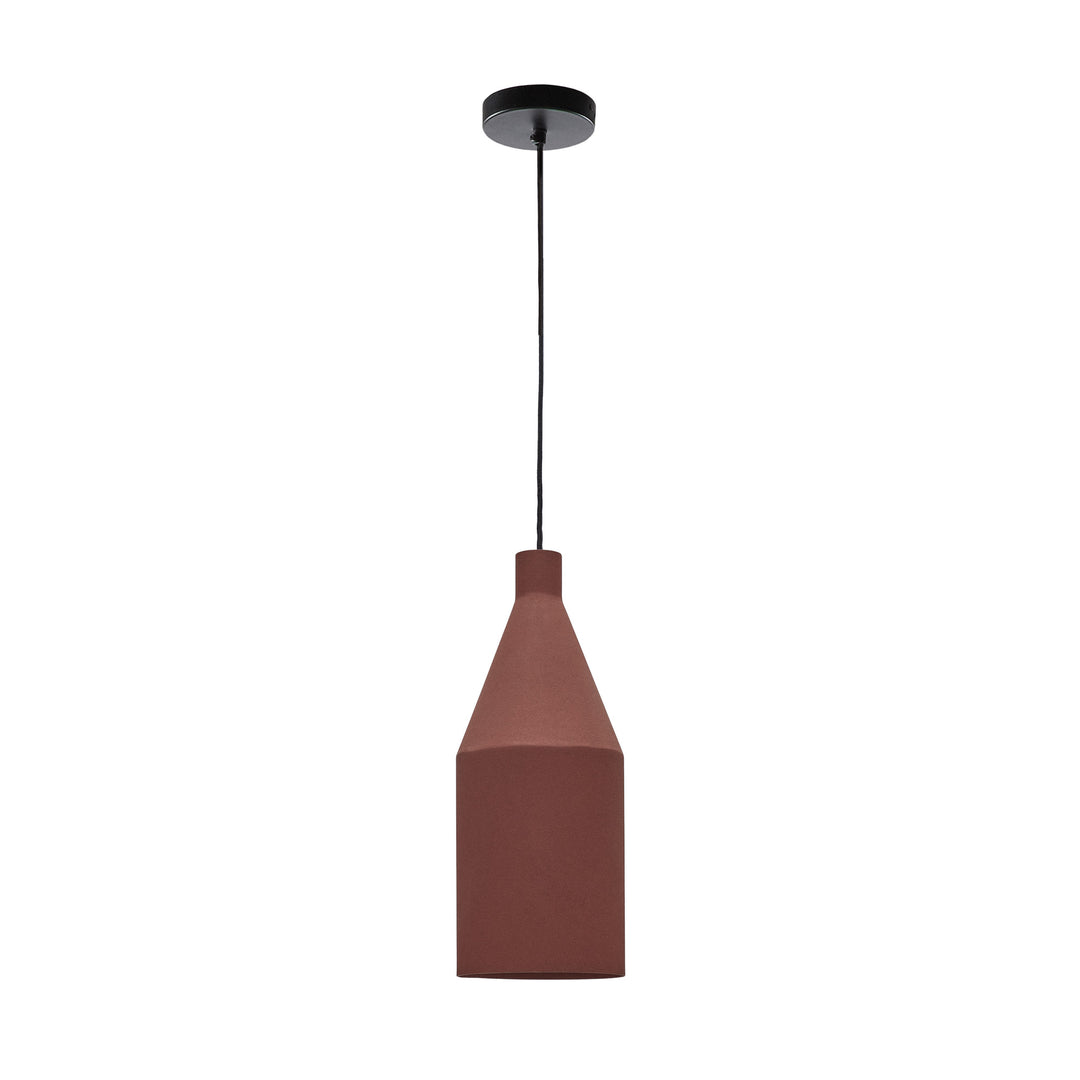 KAVE HOME Peralta loftlampe rund terracotta metal Ø15