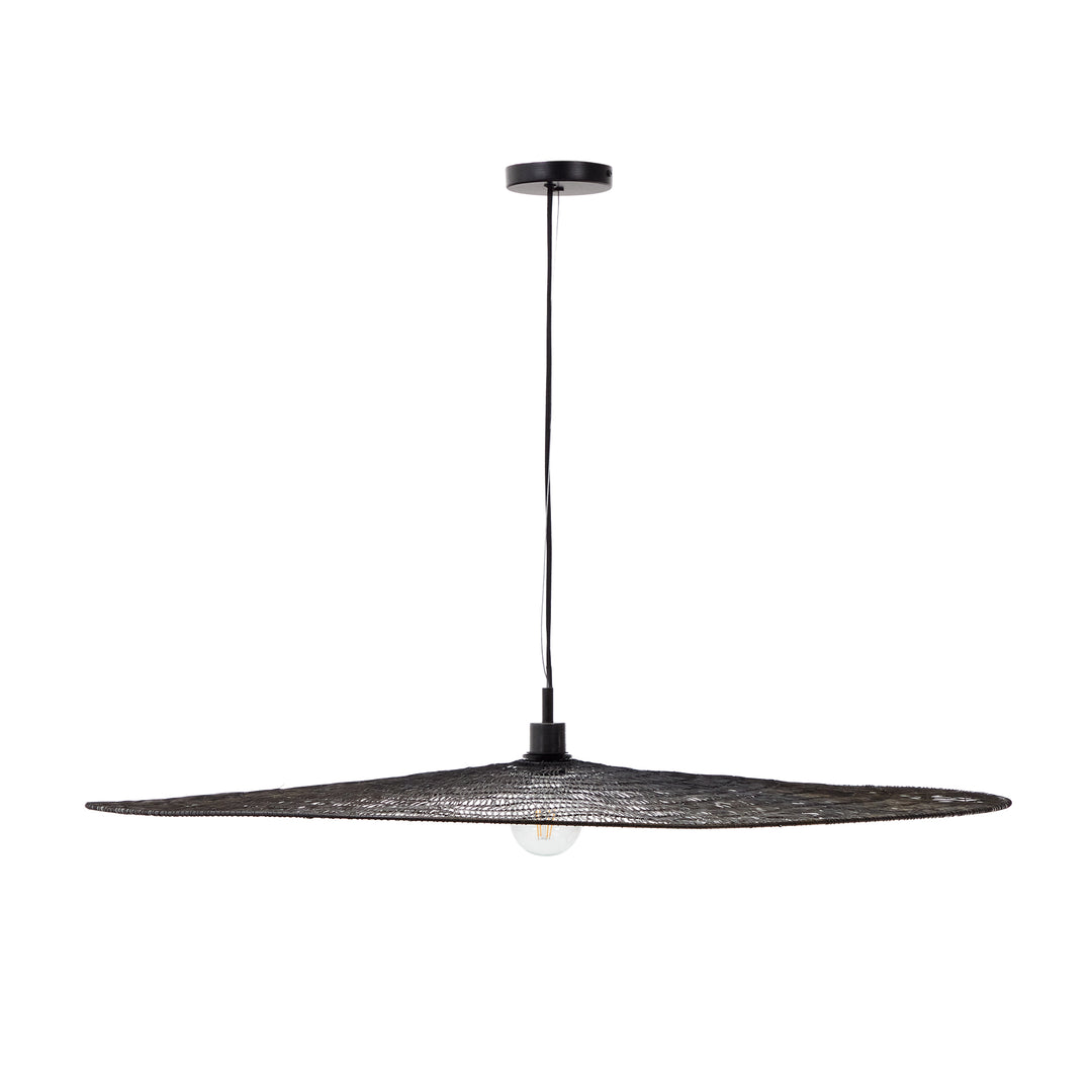 KAVE HOME Makai loftlampe rund sort metal Ø100
