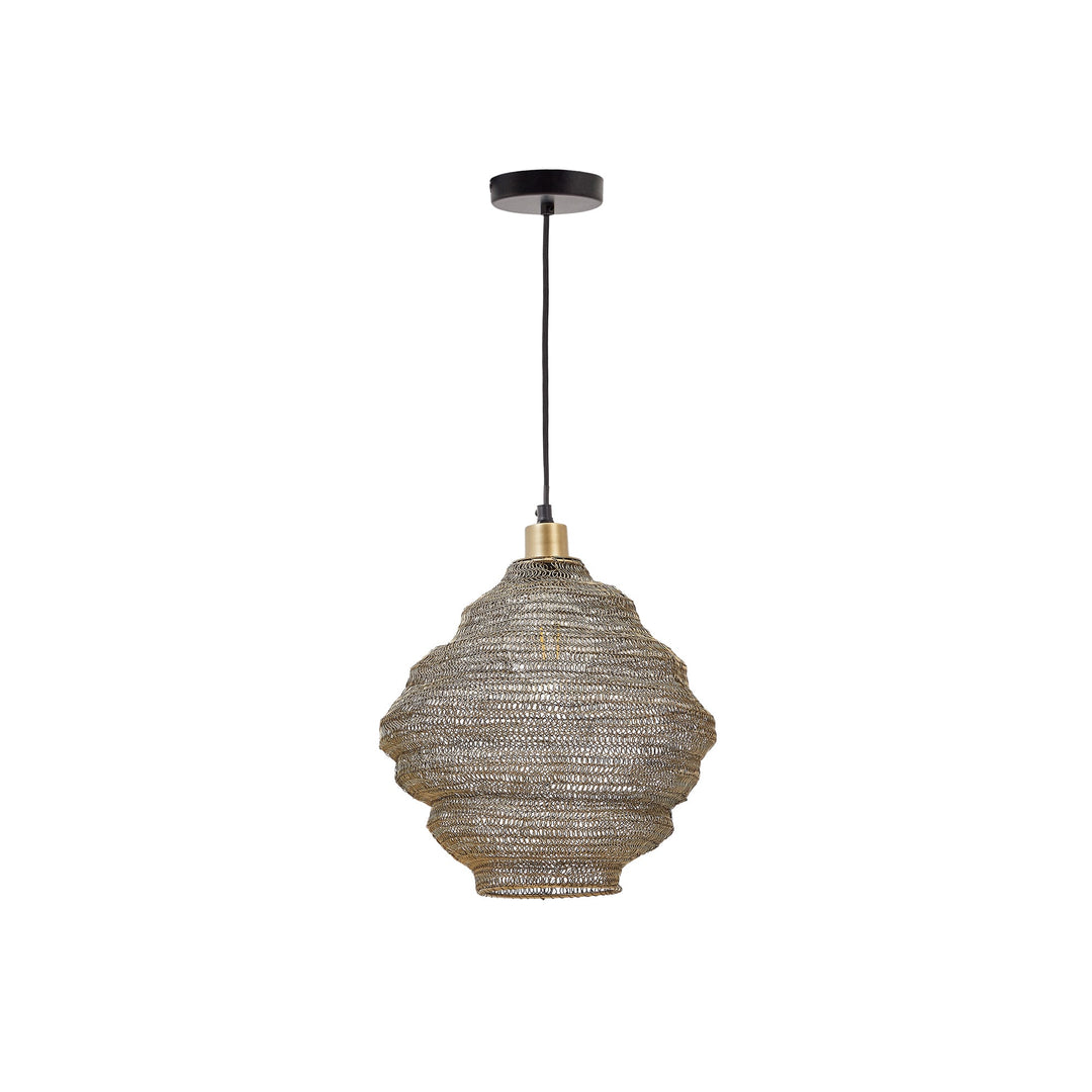 KAVE HOME Sarraco loftlampe rund guld jern Ø30