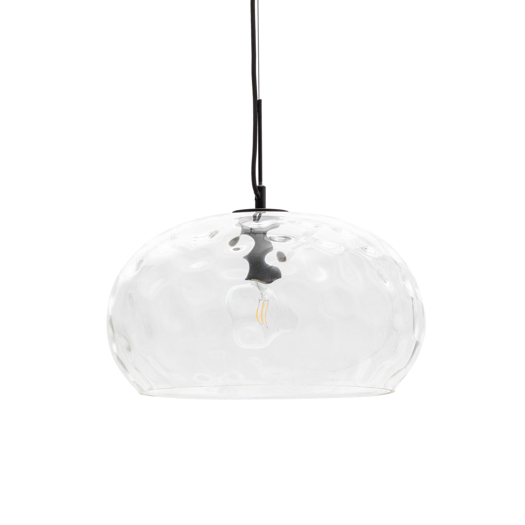KAVE HOME Balma loftlampe rund klar glas Ø40