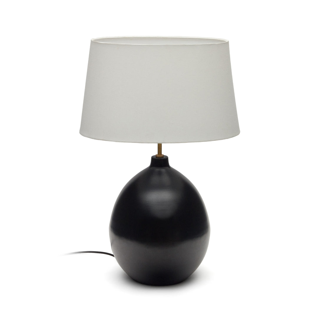 KAVE HOME Foixa bordlampe sort metal