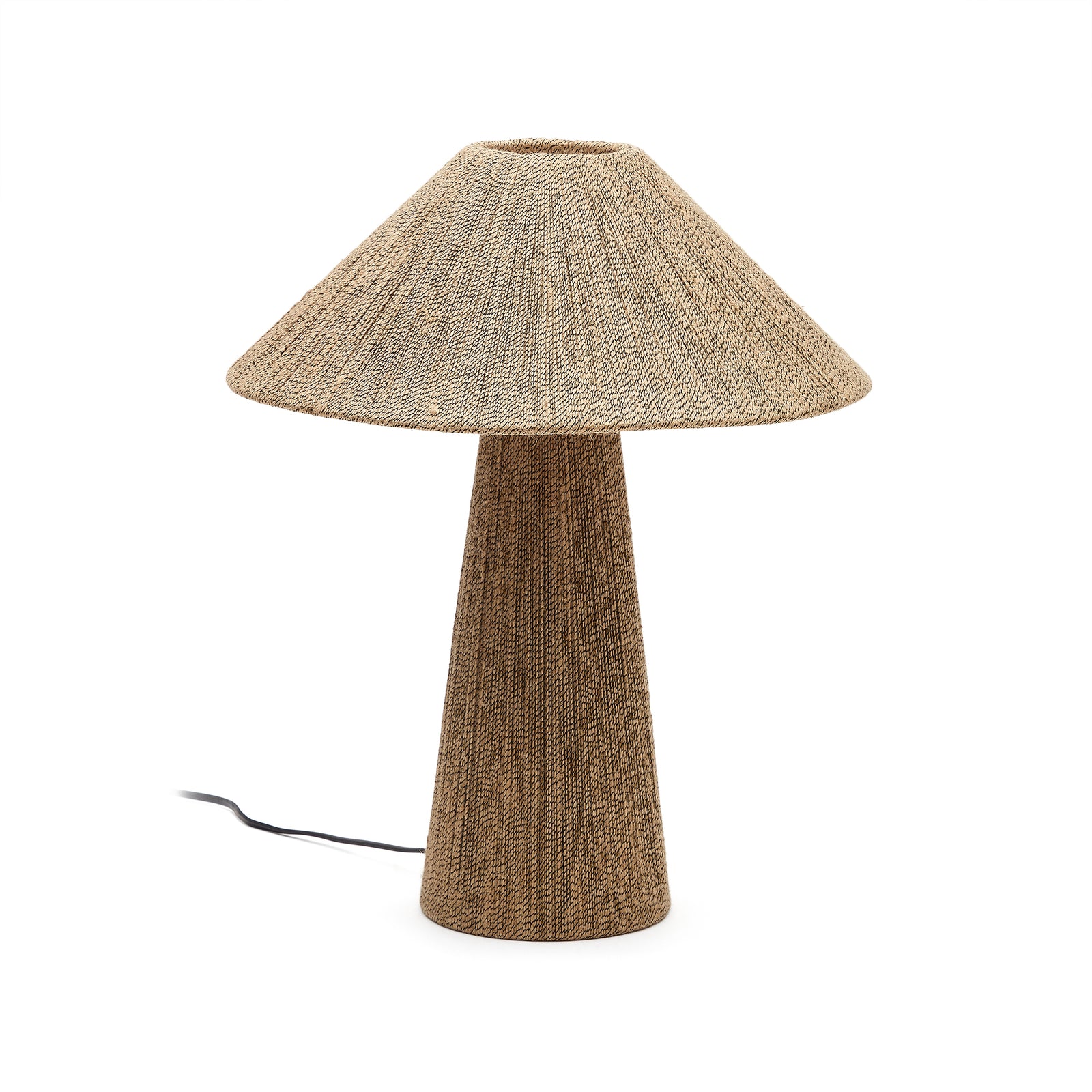 Produktbillede af KAVE HOME Renee bordlampe natur jute i premium kvalitet