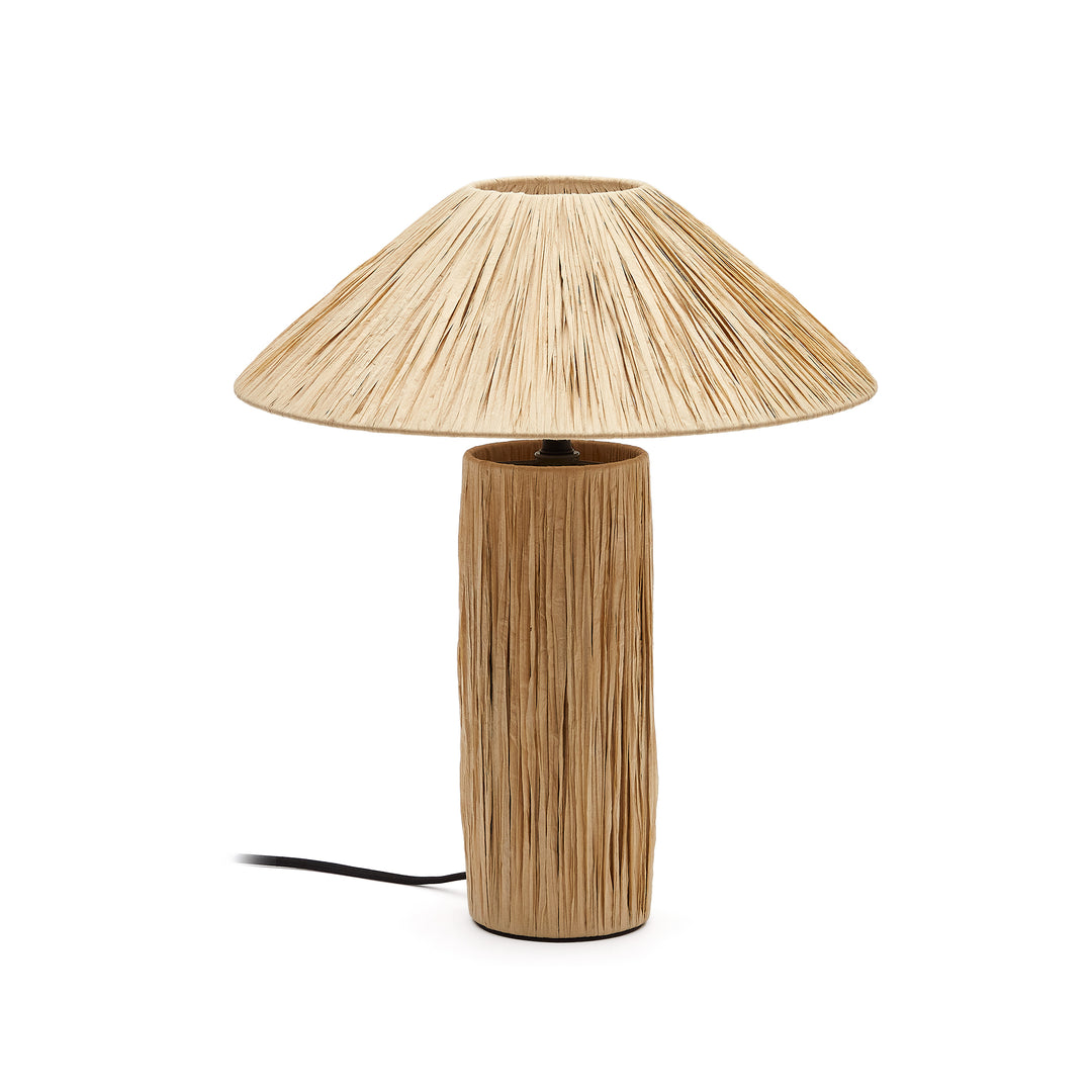 KAVE HOME Samse bordlampe natur polyrattan/rattan