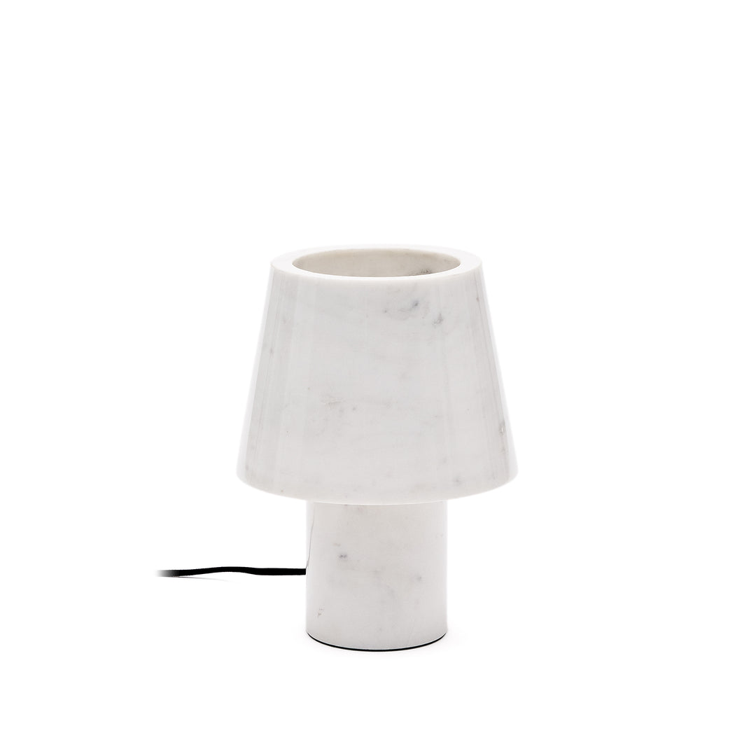 Produktbillede af KAVE HOME Alaro bordlampe hvid marmor i premium kvalitet