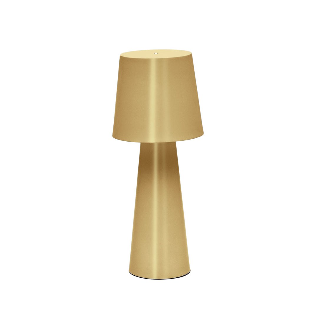 KAVE HOME Arenys stor bordlampe guld metal