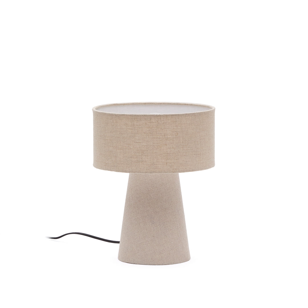 KAVE HOME Algaida bordlampe grå stof