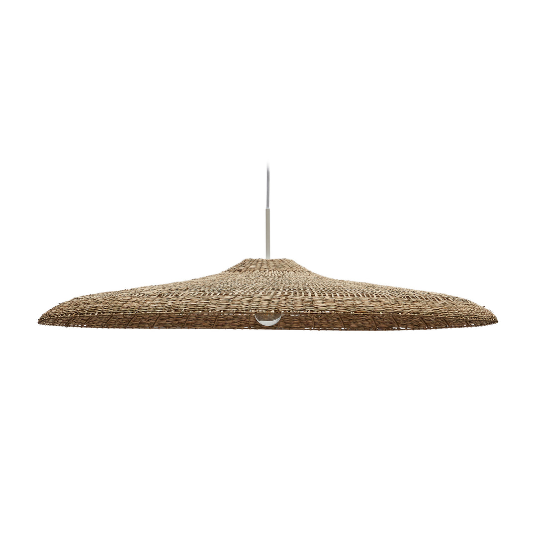 KAVE HOME Cruilles loftlampeskærm rund natur polyrattan/rattan Ø100