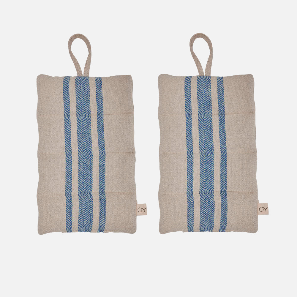 Produktbillede af LINU Grydelapper 2-pak Lyseblå på tilbud i høj kvalitet