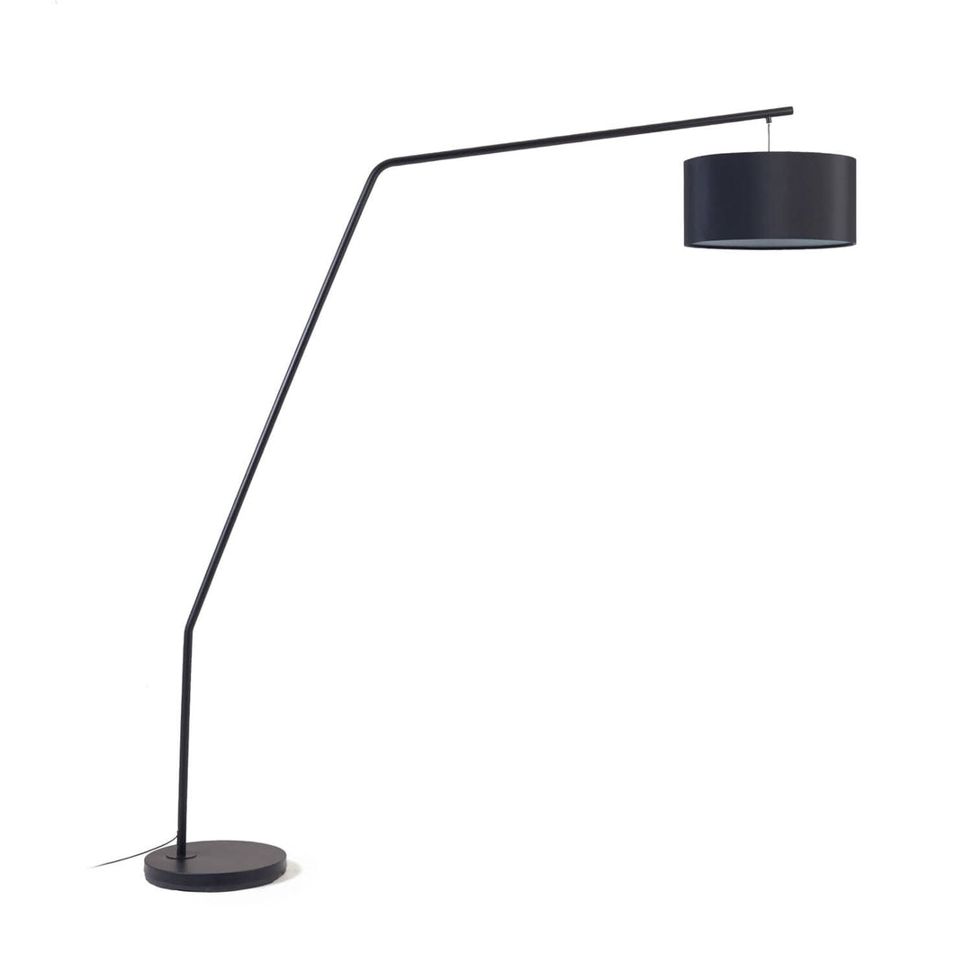 KAVE HOME Ciana gulvlampe sort bomuld/plast/metal