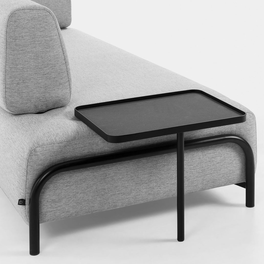 KAVE HOME Compo bakke stor sort MDF og stål
