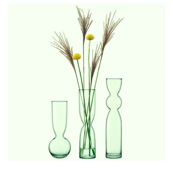 Produktbillede af Trio Vase Canopy Genbrugt Lsa 25/30/35x10x10cm på tilbud i premium kvalitet