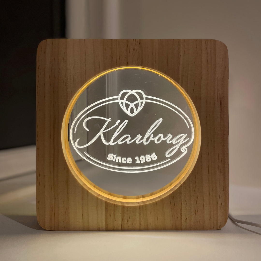 Produktbillede af Klarborg Logo skilt LED på tilbud i høj kvalitet