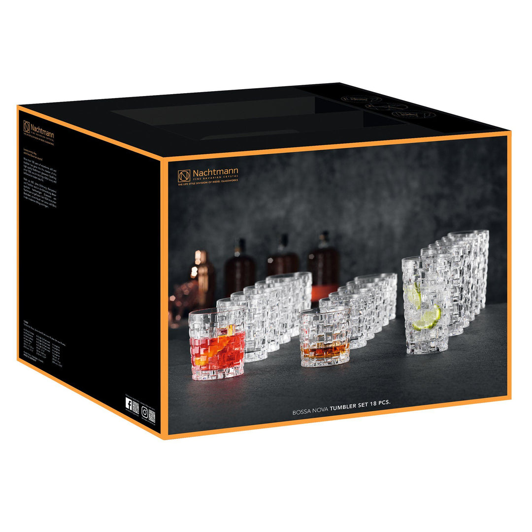 Nachtmann Nachtmann Bossa Nova barsæt 18 glas – vinkelbillede (Barset)