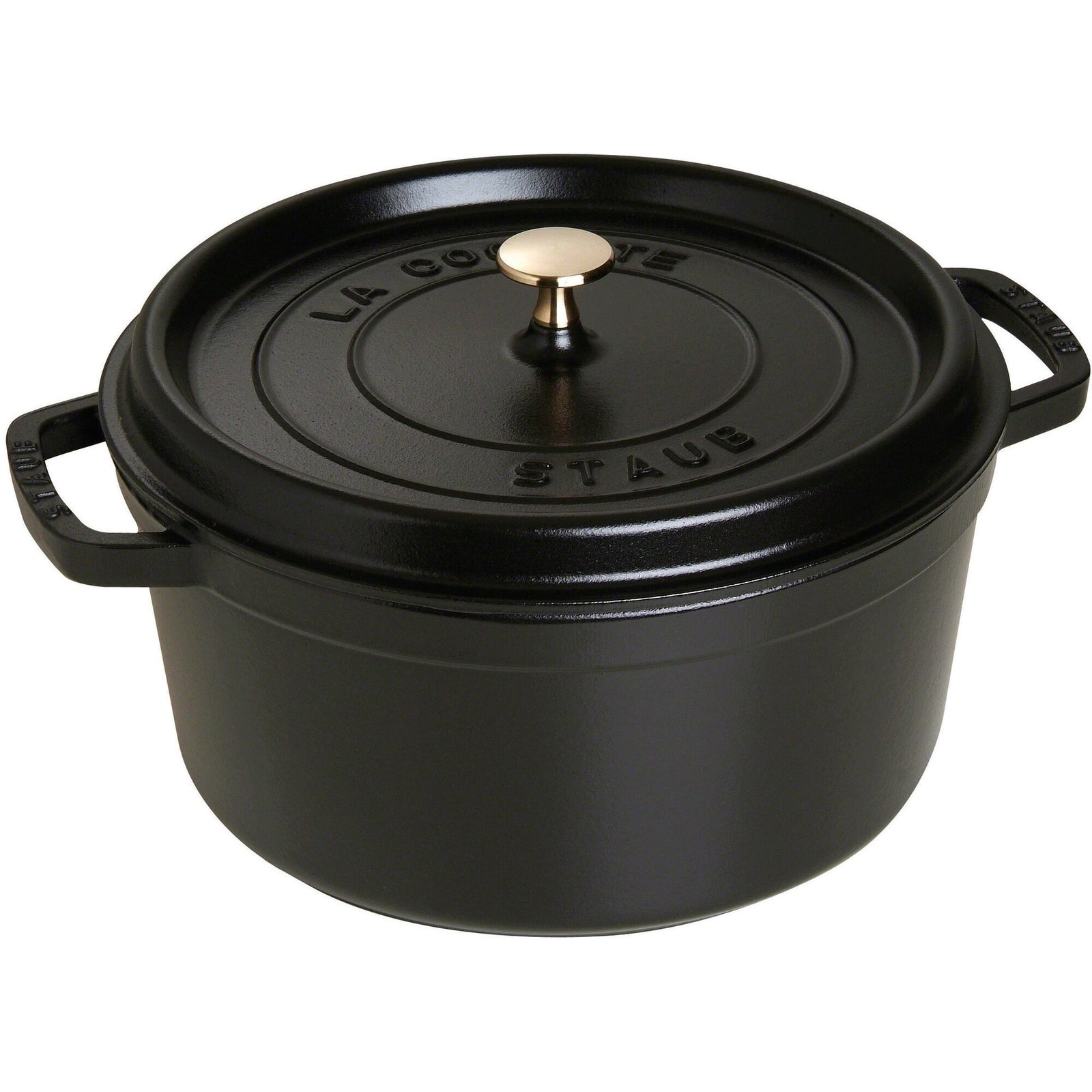Staub Staub Rund Gryde 28 cm 6,7 liter Sort ❤ billede i brug (Støbejernsgryde)
