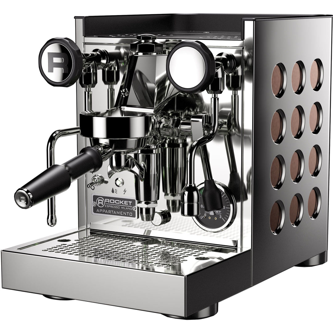 Rocket Rocket Appartamento TCA espressomaskine, krom/kobber – billede i brug (Espressomaskiner)
