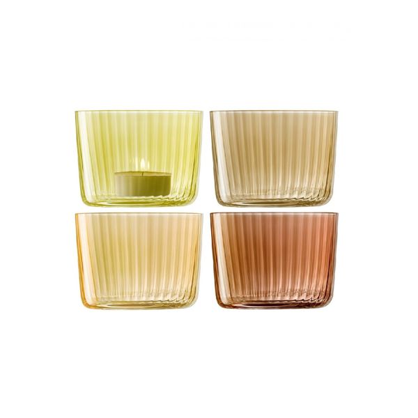 Produktbillede af Lyseholdere Gems Rav Sæt 4 Lsa 6,10x8x8cm på tilbud i premium kvalitet