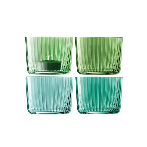 Produktbillede af Lyseholdere Gems Jade Sæt 4 Lsa 6,10x8x8cm på tilbud i premium kvalitet