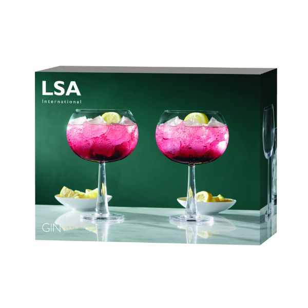 Produktbillede af Ginglas Gin Grand Sæt 2 Lsa 690ml 18,3x12,4x12,4cm på tilbud i premium kvalitet