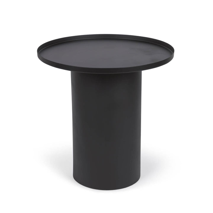 KAVE HOME Fleksa sidebord rund sort jern Ø45