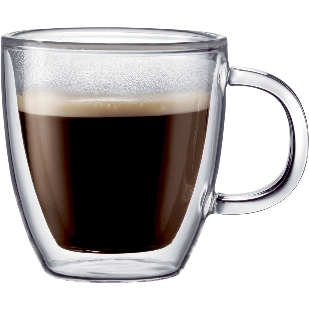 Bodum Bodum BISTRO, Dobbelvægget krus m. hank, 2 stk. - 0,3 l – billede i brug (Krus)