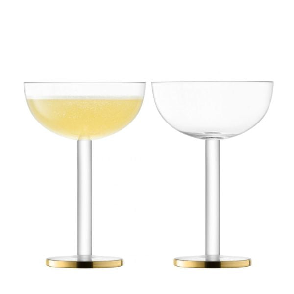 Produktbillede af Champagneglas Coupe Luca Sæt 2 Lsa 200ml på tilbud i premium kvalitet