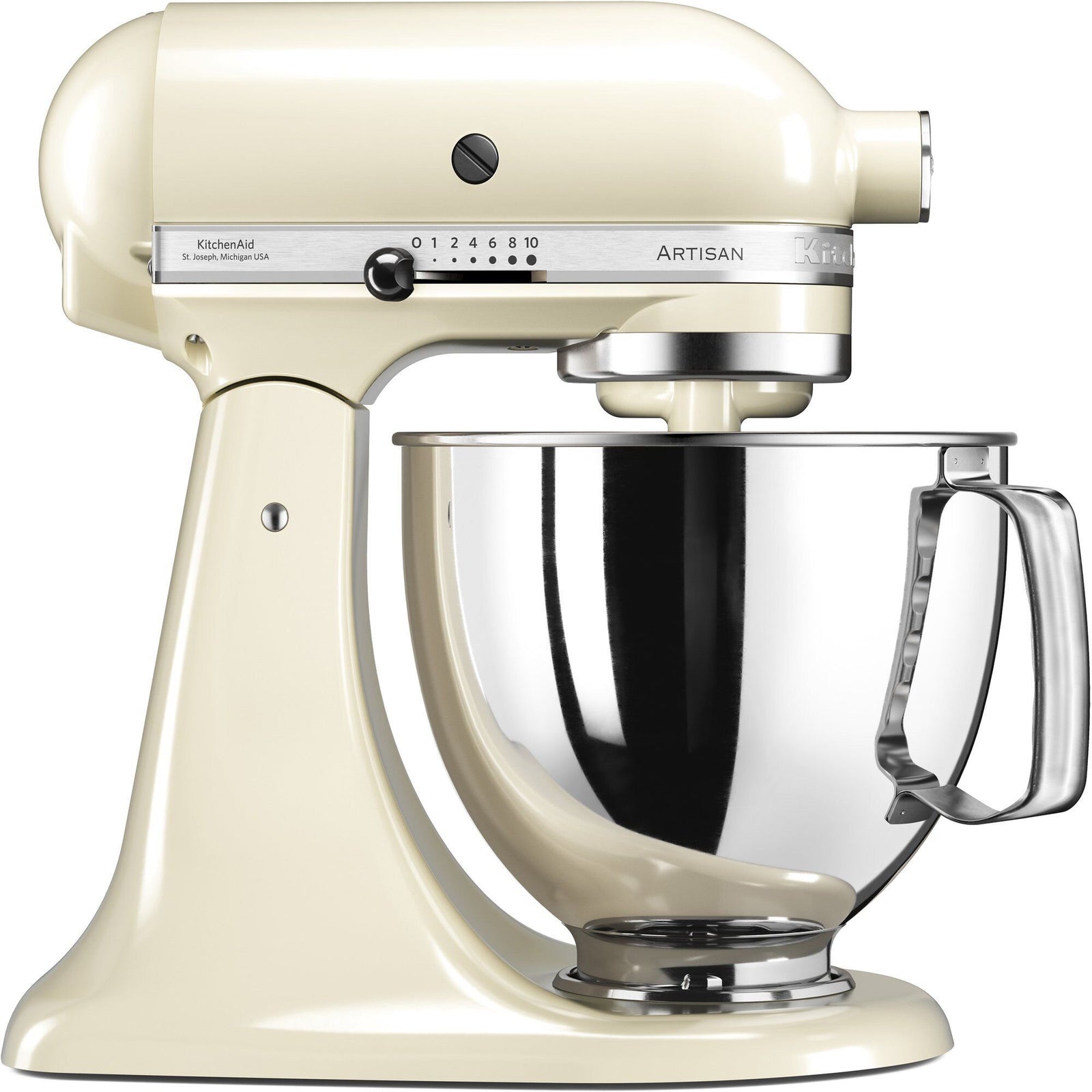Kitchenaid Kitchenaid Artisan KSM125EAC røremaskine, creme – produktvisning (Røremaskiner)