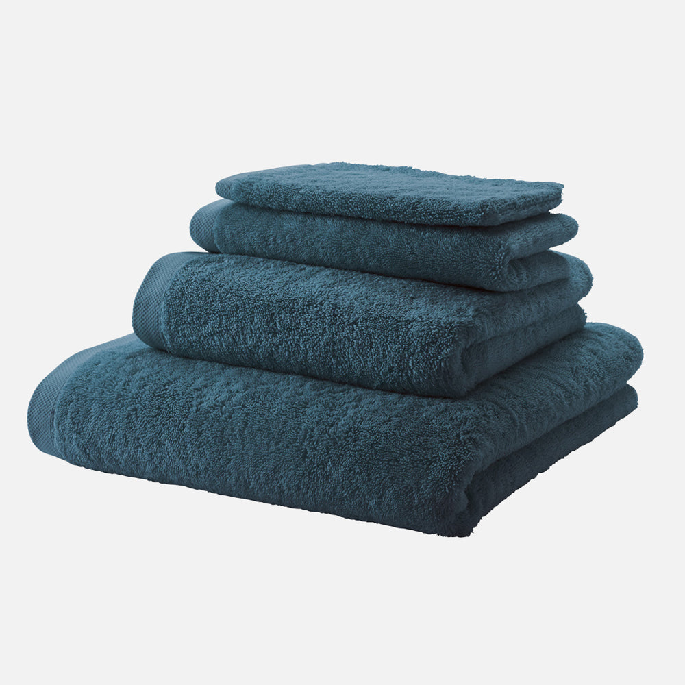 Produktbillede af LONDON Håndklæde egyptisk bomuld Royal blue 55x100 cm på tilbud i høj kvalitet