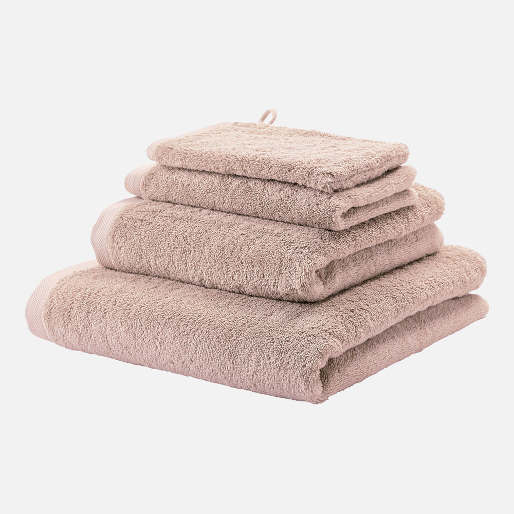 Produktbillede af LONDON Håndklæde egyptisk bomuld Støvet rosa 100x150 cm på tilbud i høj kvalitet