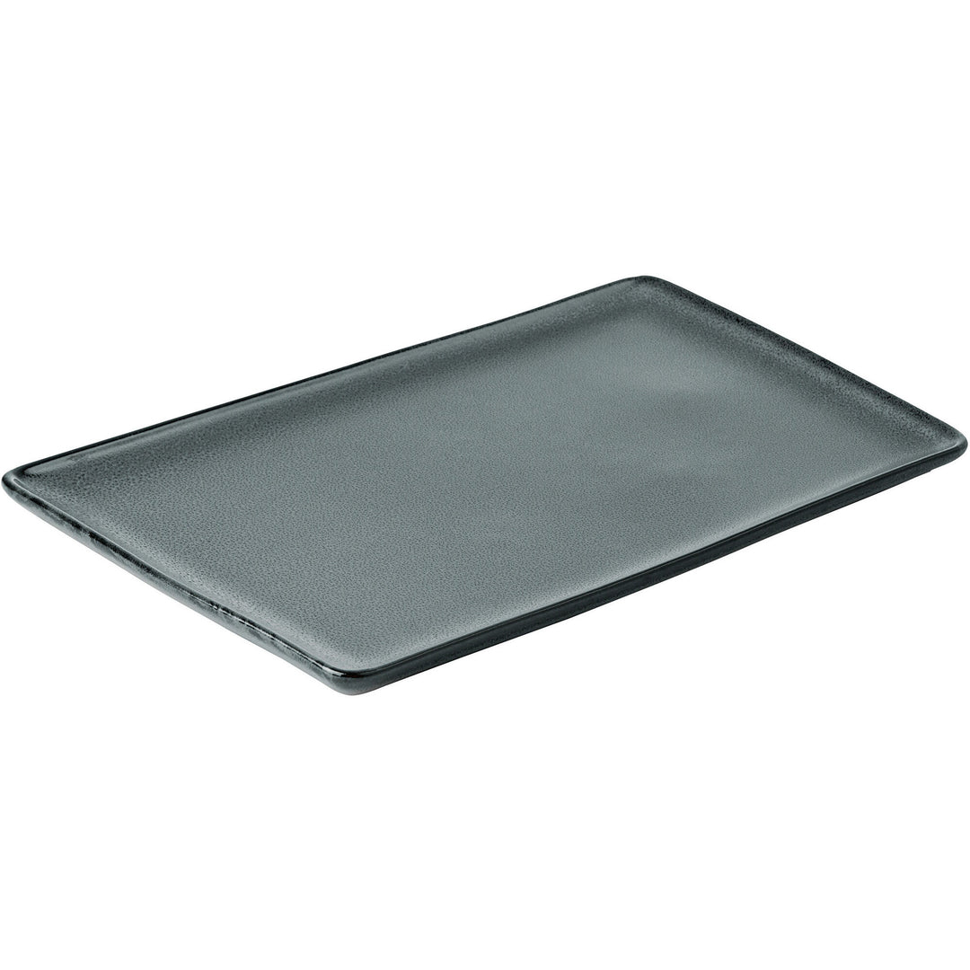 Aida Aida RAW rektangulært fad 31,5 x 20cm., nordisk grøn – vinkelbillede (Fad)