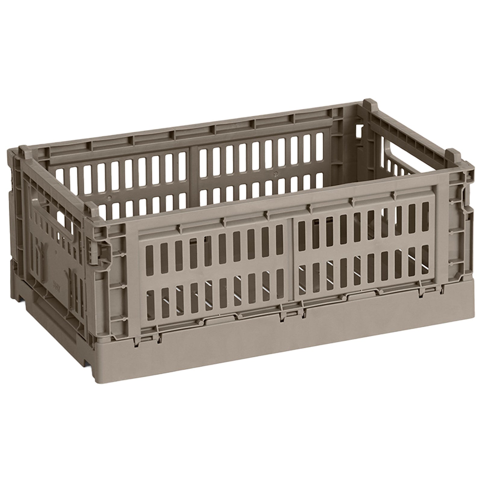 Hay HAY Colour Crate Small Opbevaringskasse, warm grey ❤ detaljebillede (Opbevaringsboks)