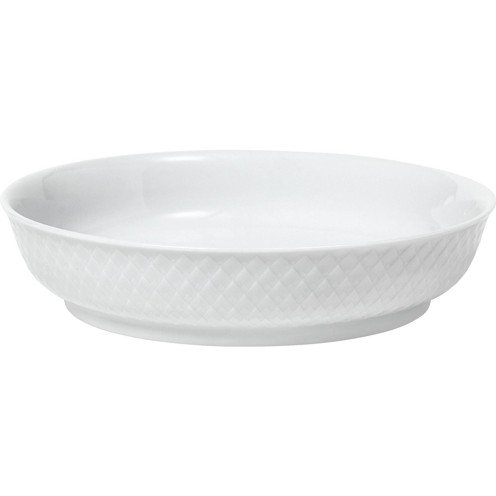Lyngby porcelæn Lyngby porcelæn Rhombe desserttallerken, hvid, 16 cm ❤ produktfoto (Desserttallerken)