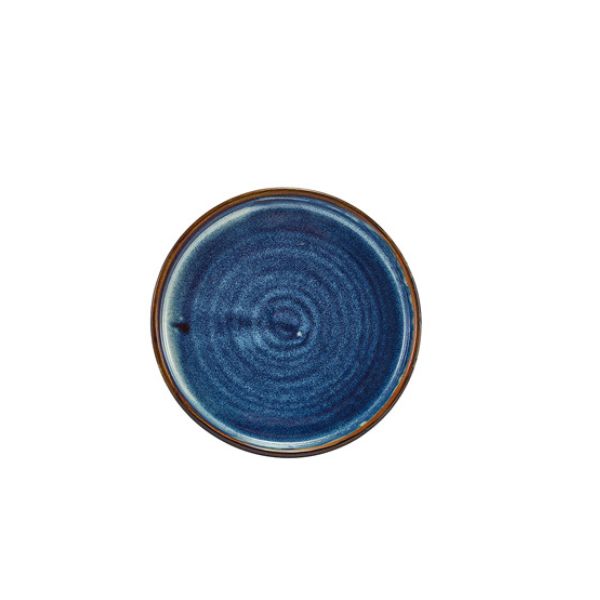 Produktbillede af Terra Aqua Blue Lav Præsentationstallerken 14cm Genware på tilbud i brug
