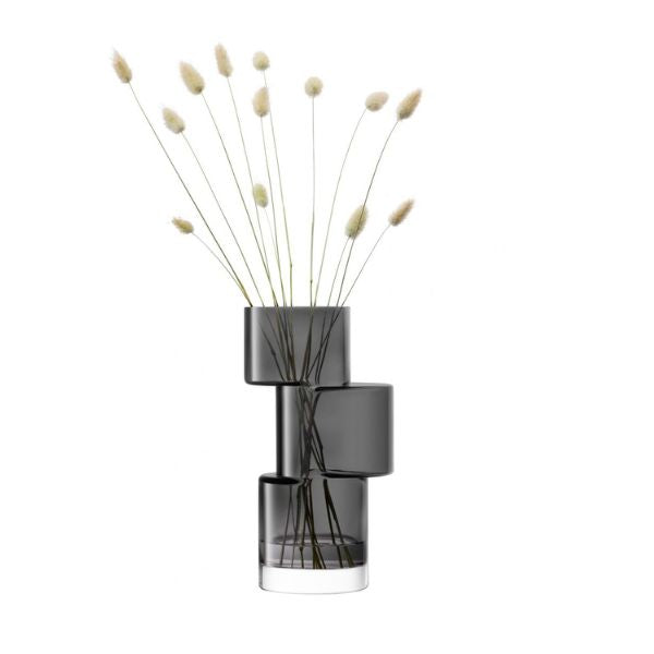 Produktbillede af Vase Tier Skifergrå Lsa 25,8x13,8x13,8cm på tilbud – premium kvalitet og detaljer