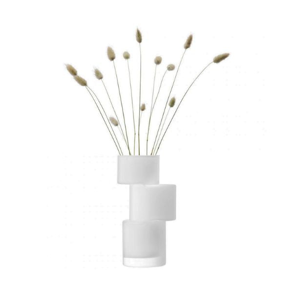 Produktbillede af Vase Tier Kridhvid Lsa 25,8x13,8x13,8cm på tilbud – premium kvalitet og detaljer