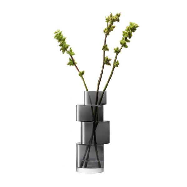 Produktbillede af Vase Tier Skifergrå Lsa 35x15x15cm på tilbud – premium kvalitet og detaljer