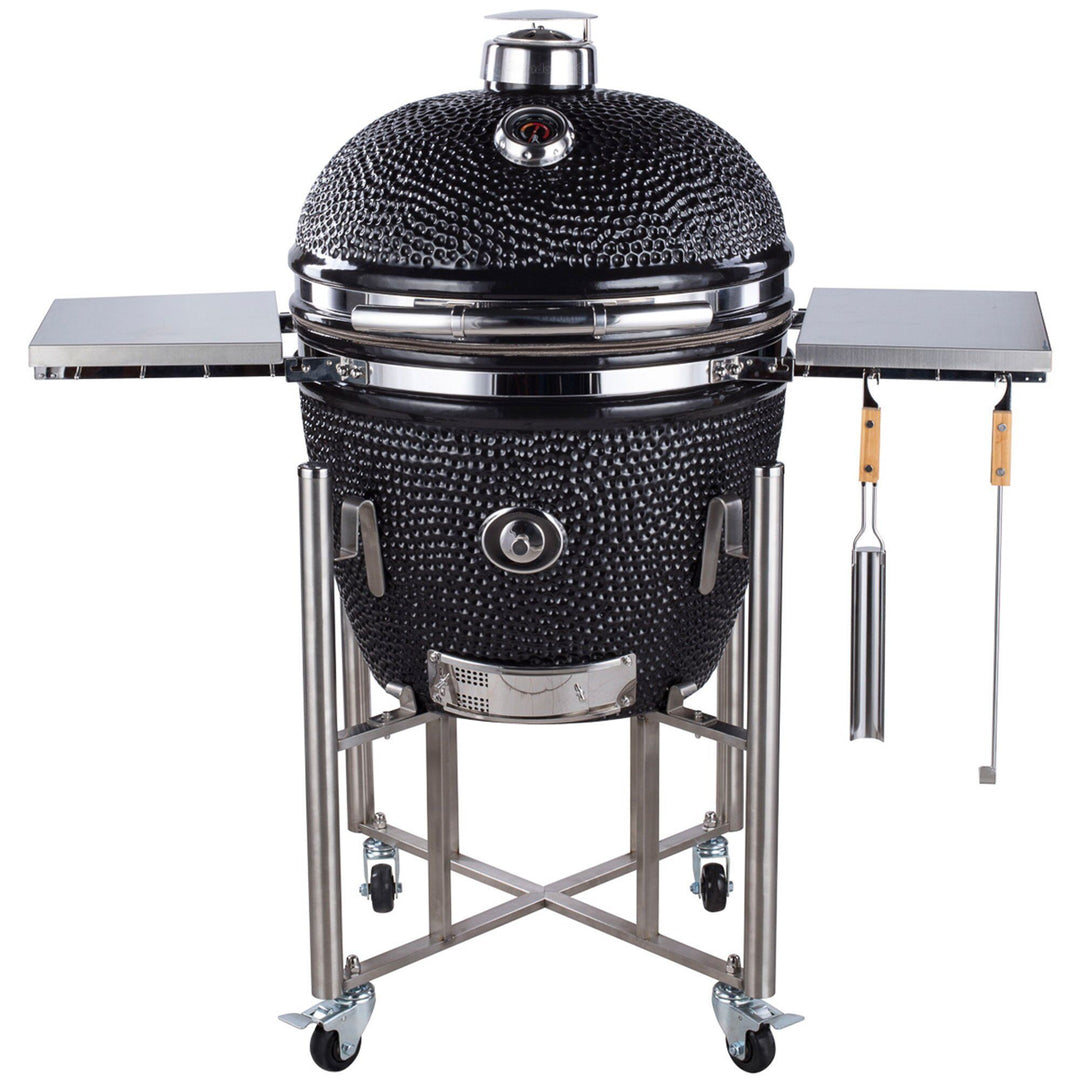 Kamado sumo Kamado sumo Signature Pro Sort ❤ detaljebillede (Kamadogrill)