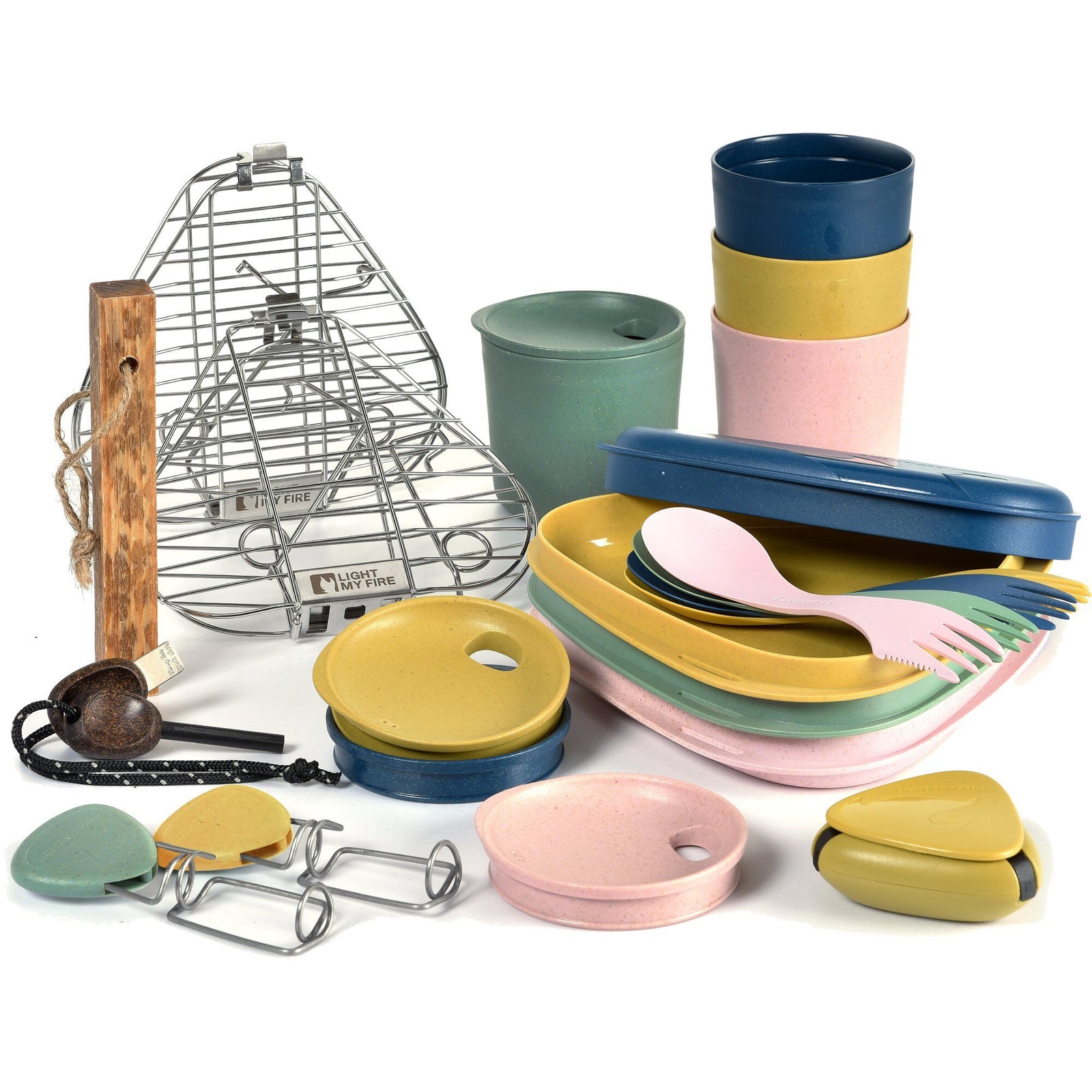 Light my fire Light my fire CampKit for 4, nature mix – frontbillede (Friluftsliv)