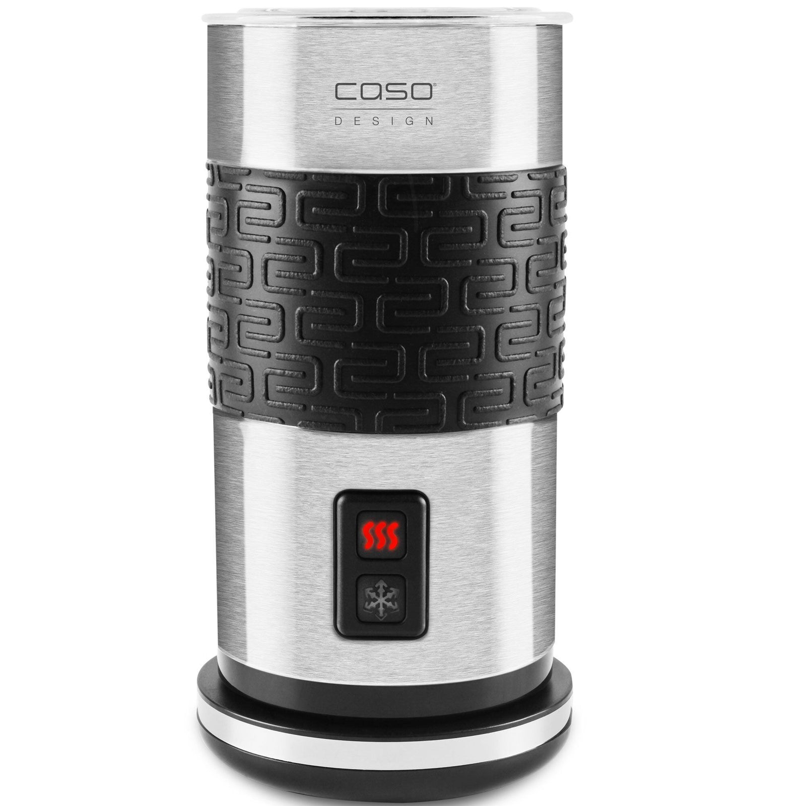 Caso Caso Fomini Crema Inox mælkeskummer, stål/sort – produktbillede (Mælkeskummer)