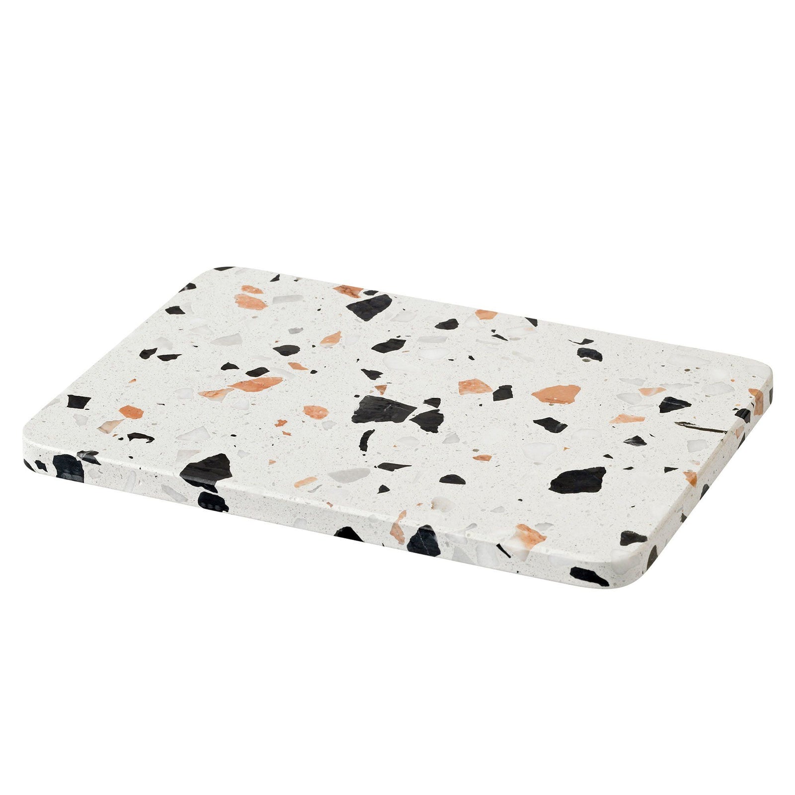 Rig-tig Rig-tig SERVE-IT serveringsfad 16 cm, hvid terrazzo ❤ produktbillede (Serveringsfad)