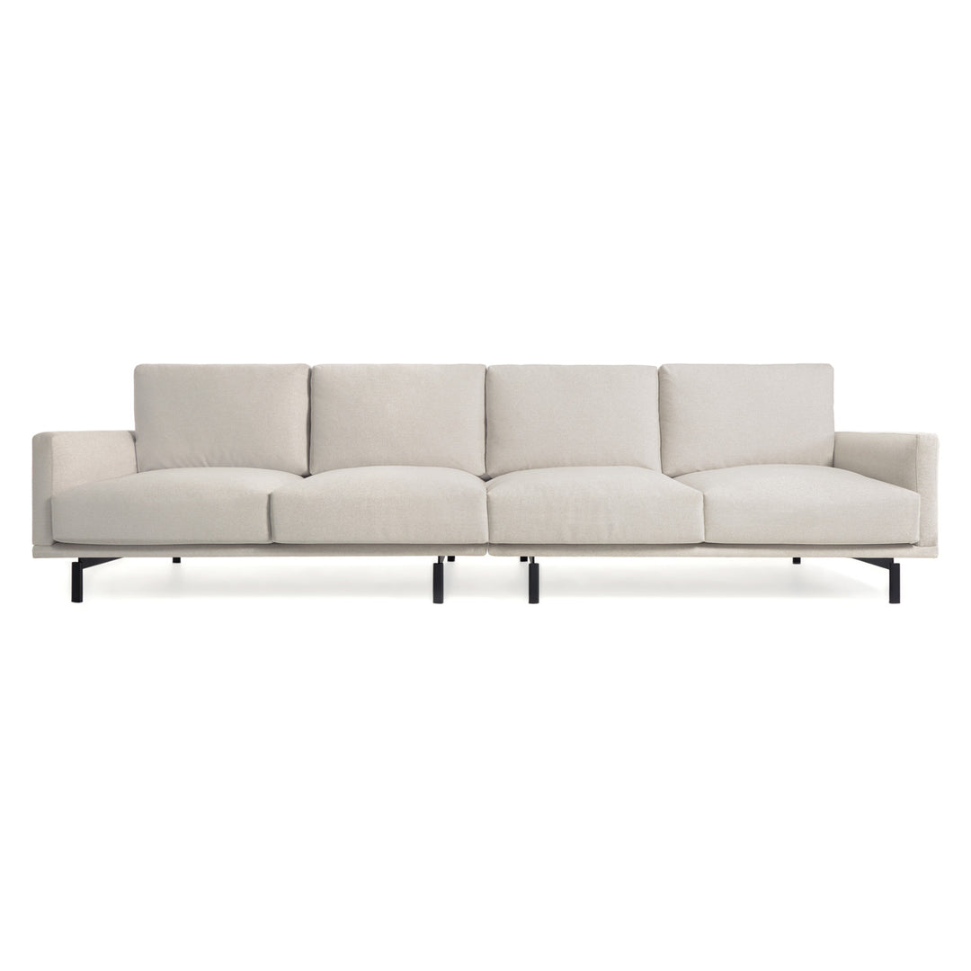 KAVE HOME Galene 4 pers. sofa beige genbrugsfibre og jern
