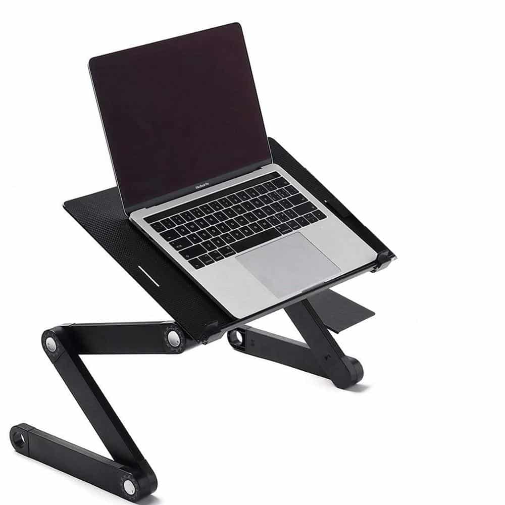 Produktbillede af Køb Laptop Bord Justerbart Sort på tilbud