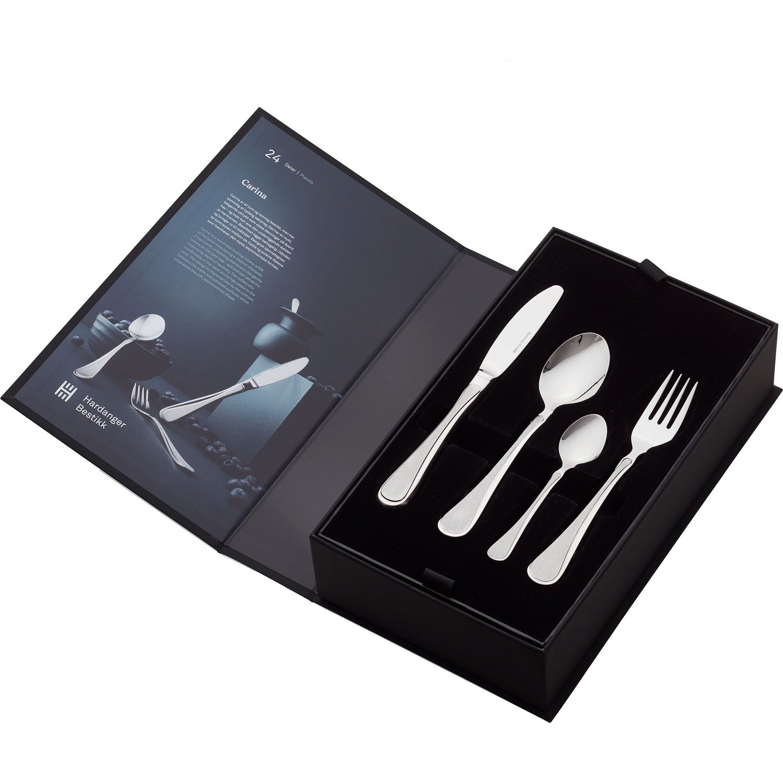 Hardanger bestikk Hardanger bestikk Carina Bestiksæt 6-personer ❤ frontbillede (Bestikssæt)