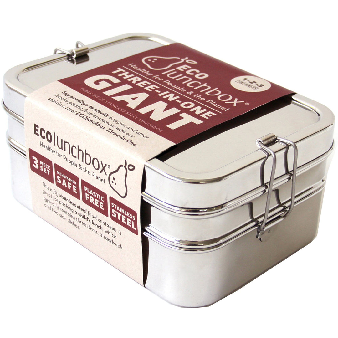 Eco lunchbox Eco lunchbox 3-in-1 giant madkasse ❤ detaljebillede (Madkasse)