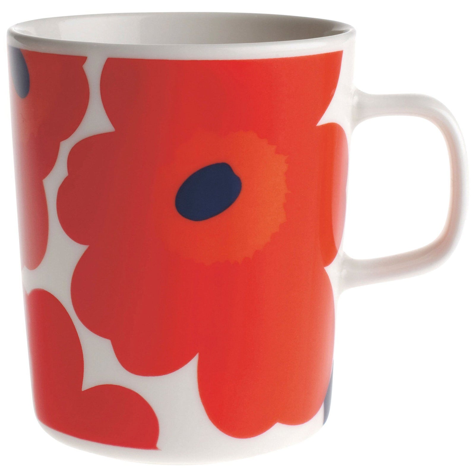 Marimekko Marimekko OIVA krus 2,5 dl., unikko, rød – frontbillede (Krus)