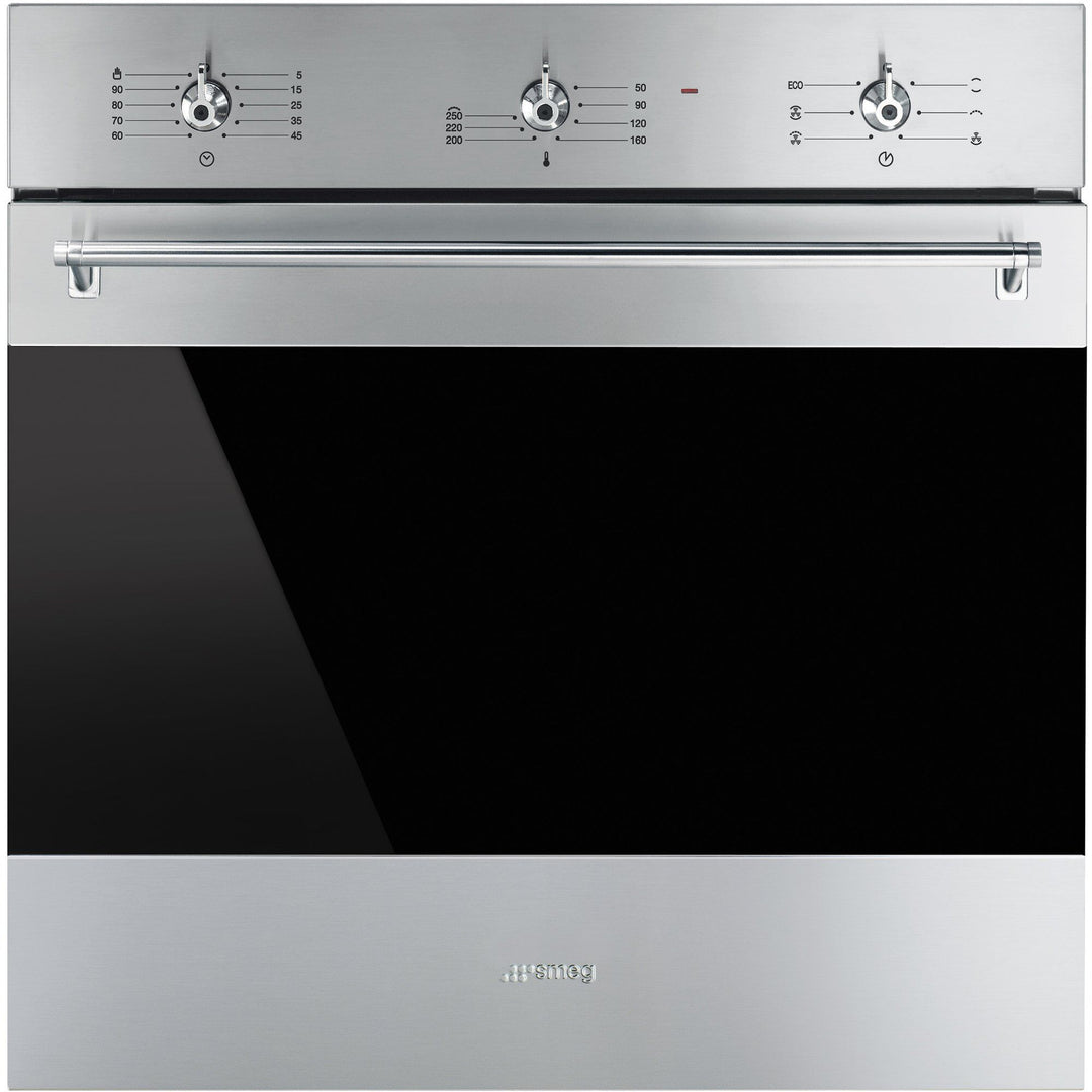 Smeg Smeg 60cm Classic Multifunktionsovn i Rustfrit Stål ❤ close-up (Ovn)