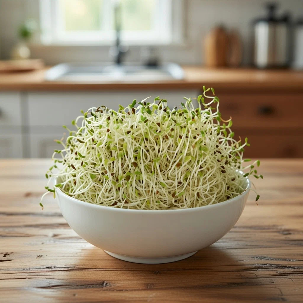 Økologiske lucernespirer frø 30 g