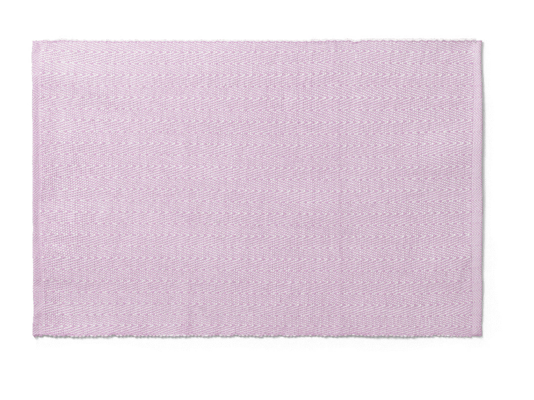 Produktbillede af Lyngby Porcelæn Herringbone Dækkeserviet lilla 43x30 cm i premium kvalitet