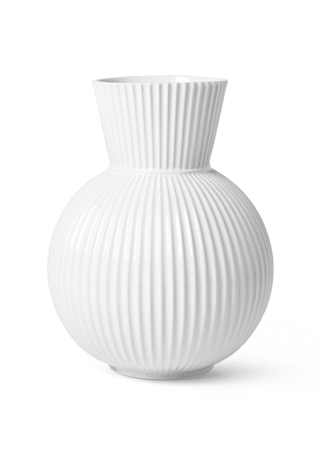 Produktbillede af Lyngby Porcelæn Lyngby Tura Vase H34 hvid porcelæn i premium kvalitet