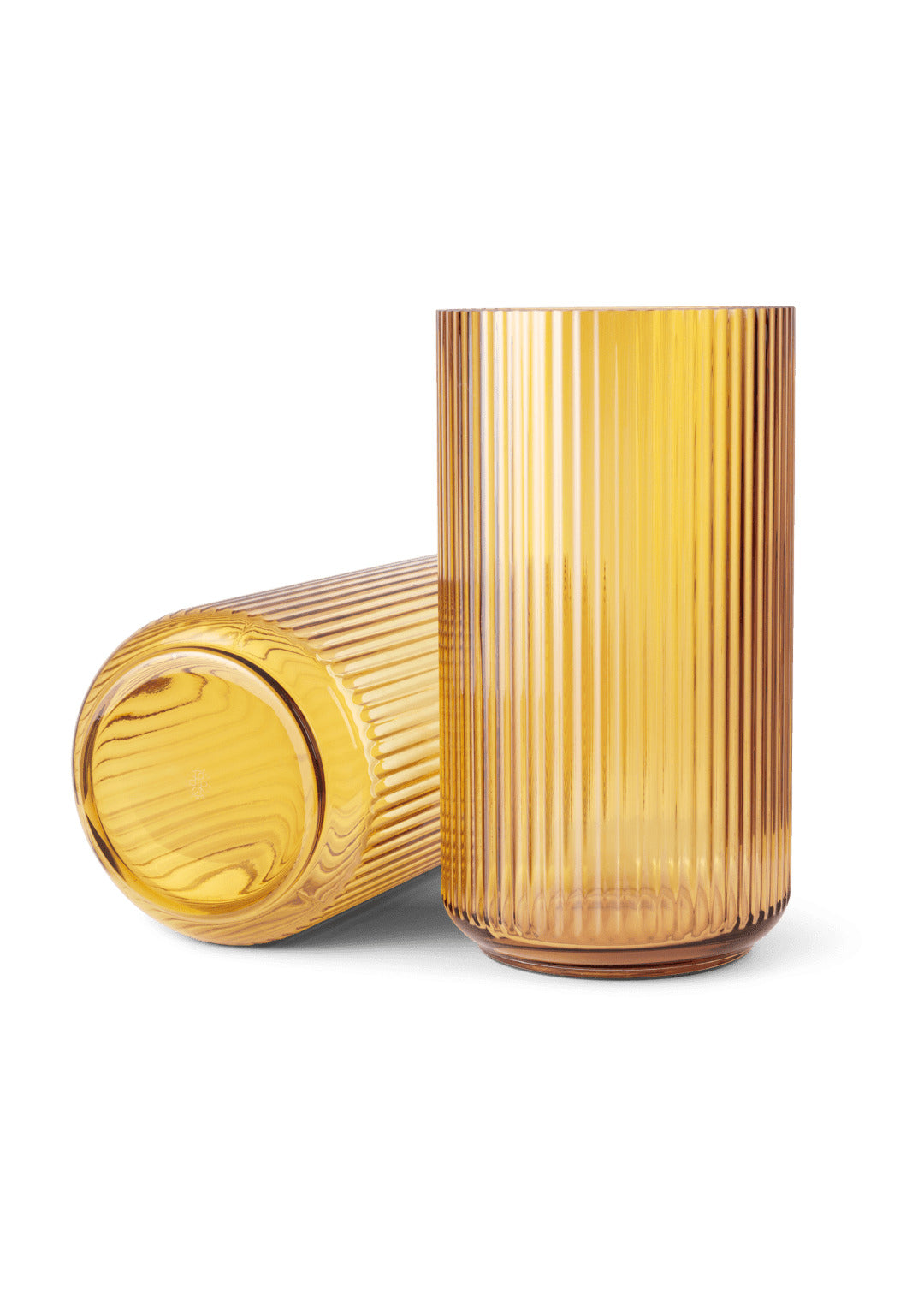 Produktbillede af Lyngby Porcelæn Lyngby Vase H38 cm amber mundblæst glas i premium kvalitet